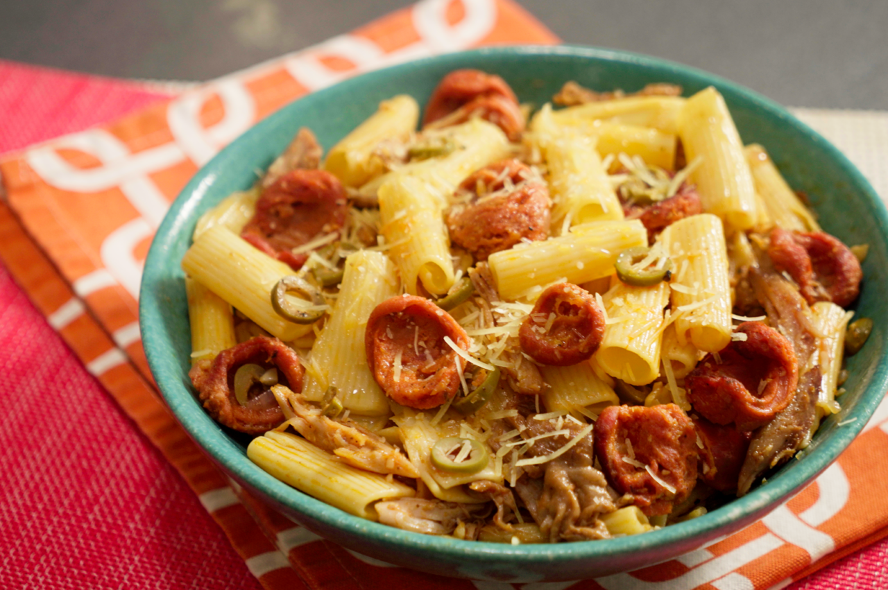 Chicken Chorizo Pasta