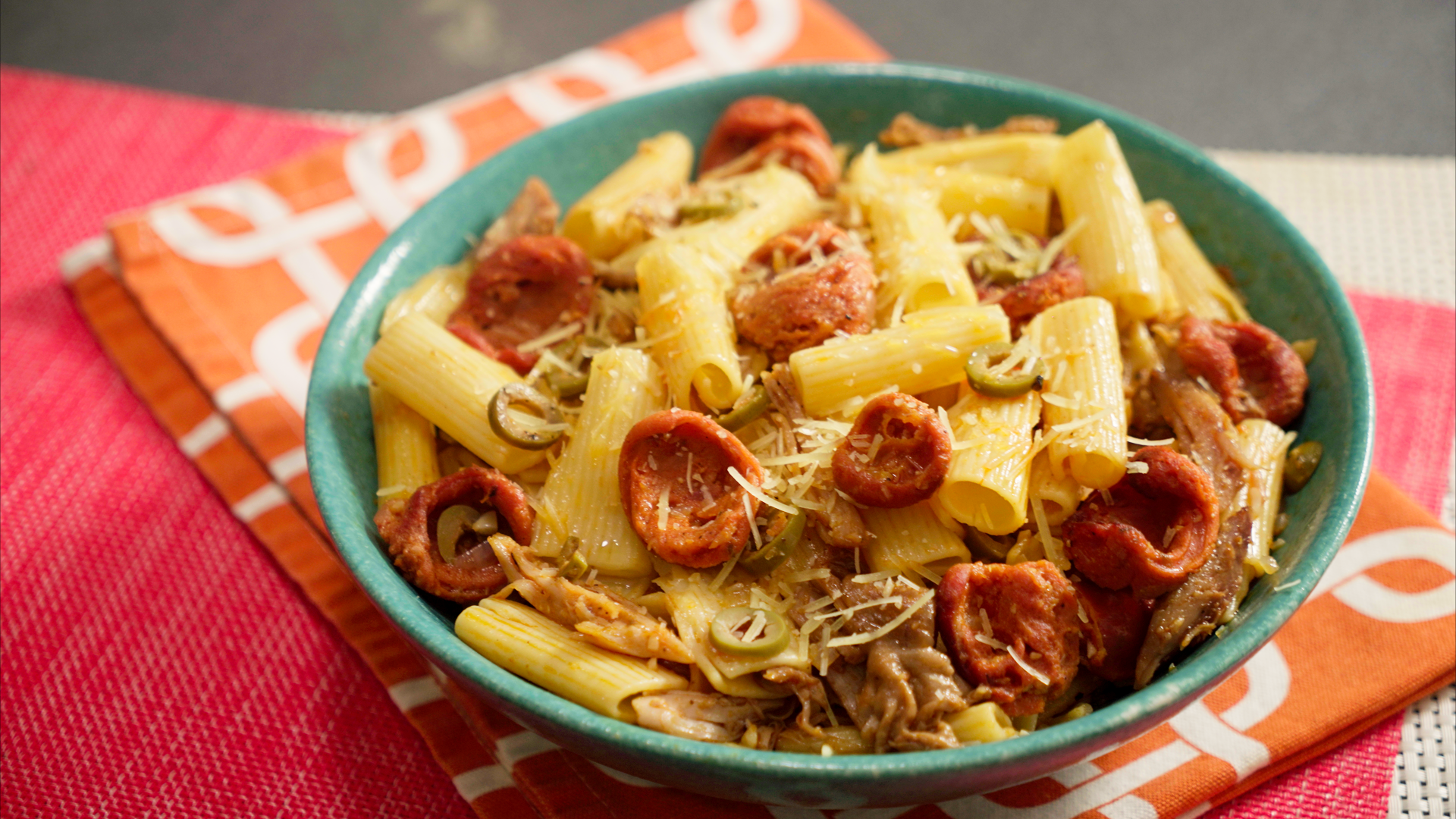 Chicken Chorizo Pasta