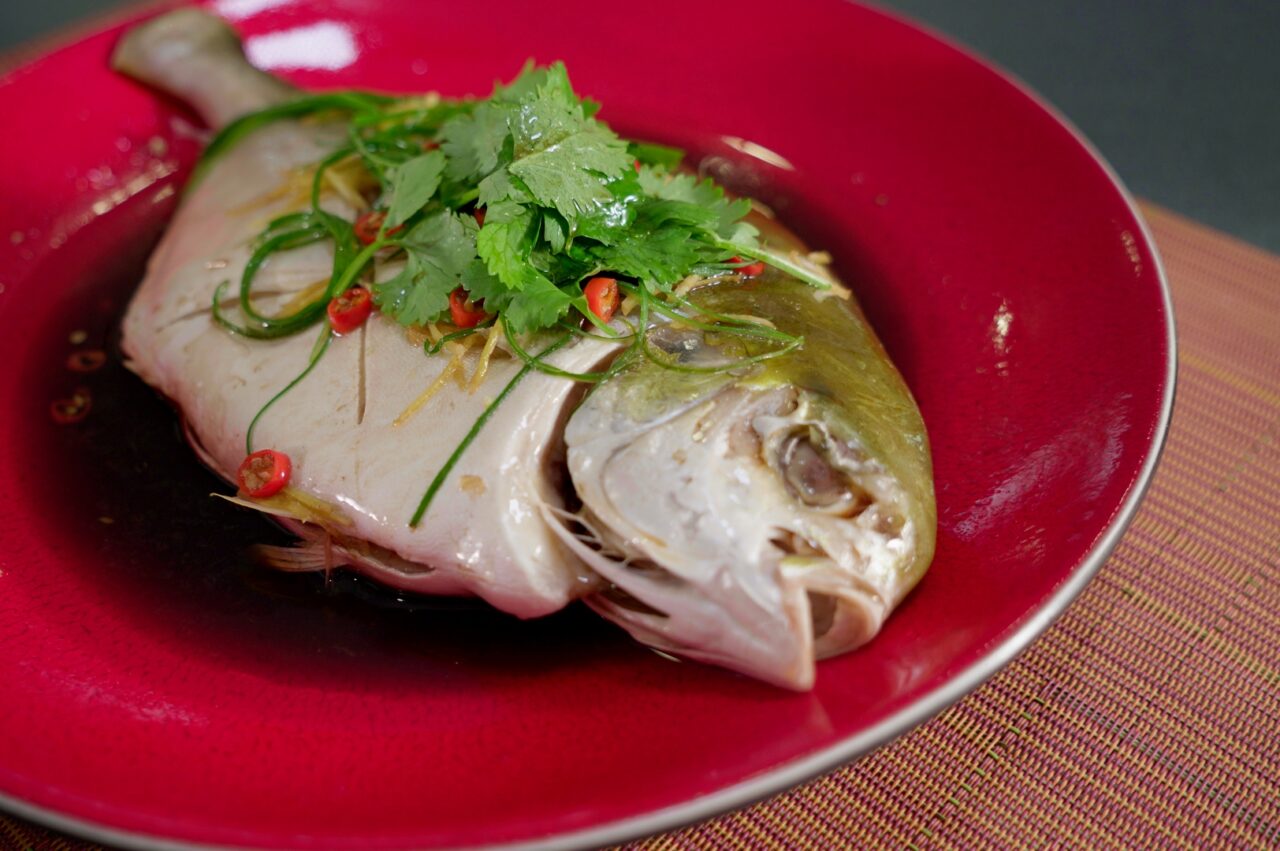 Steamed Fish in Soy Sauce