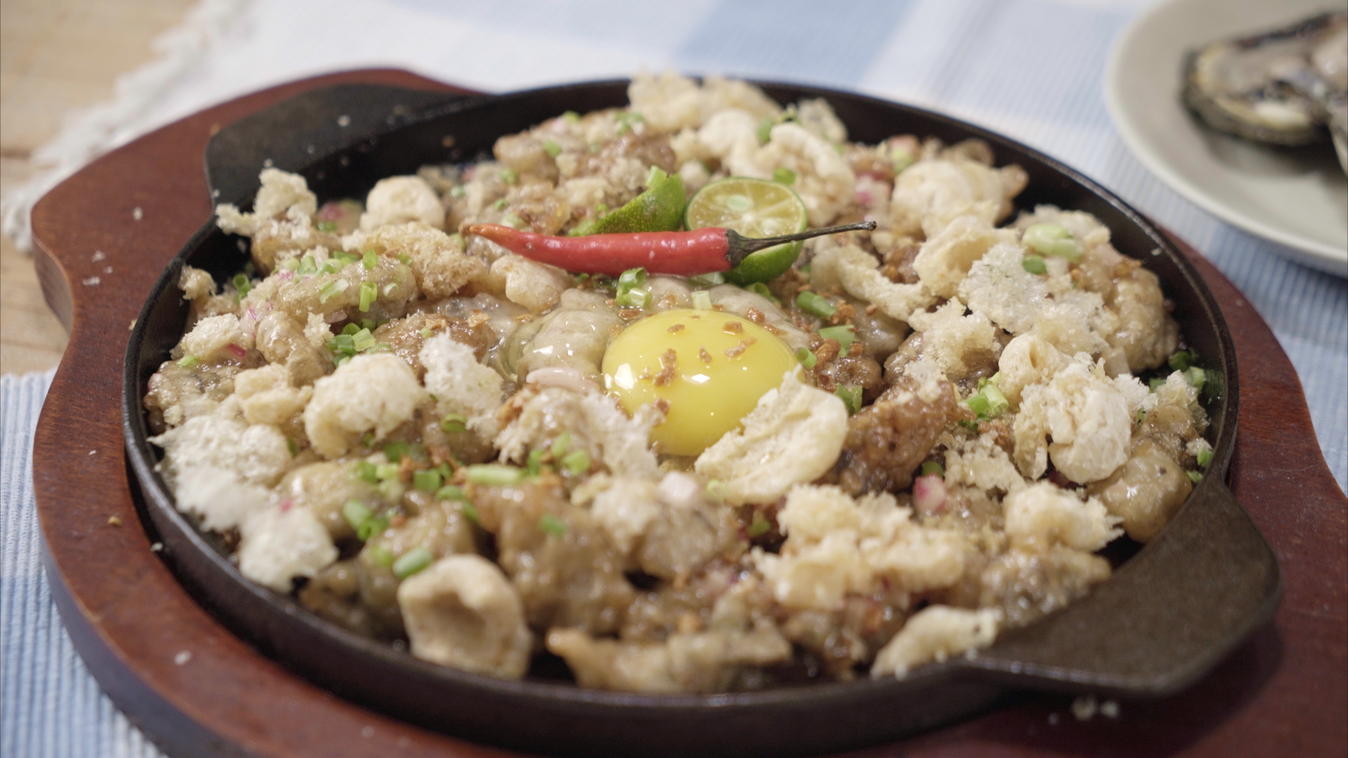 Oyster Sisig