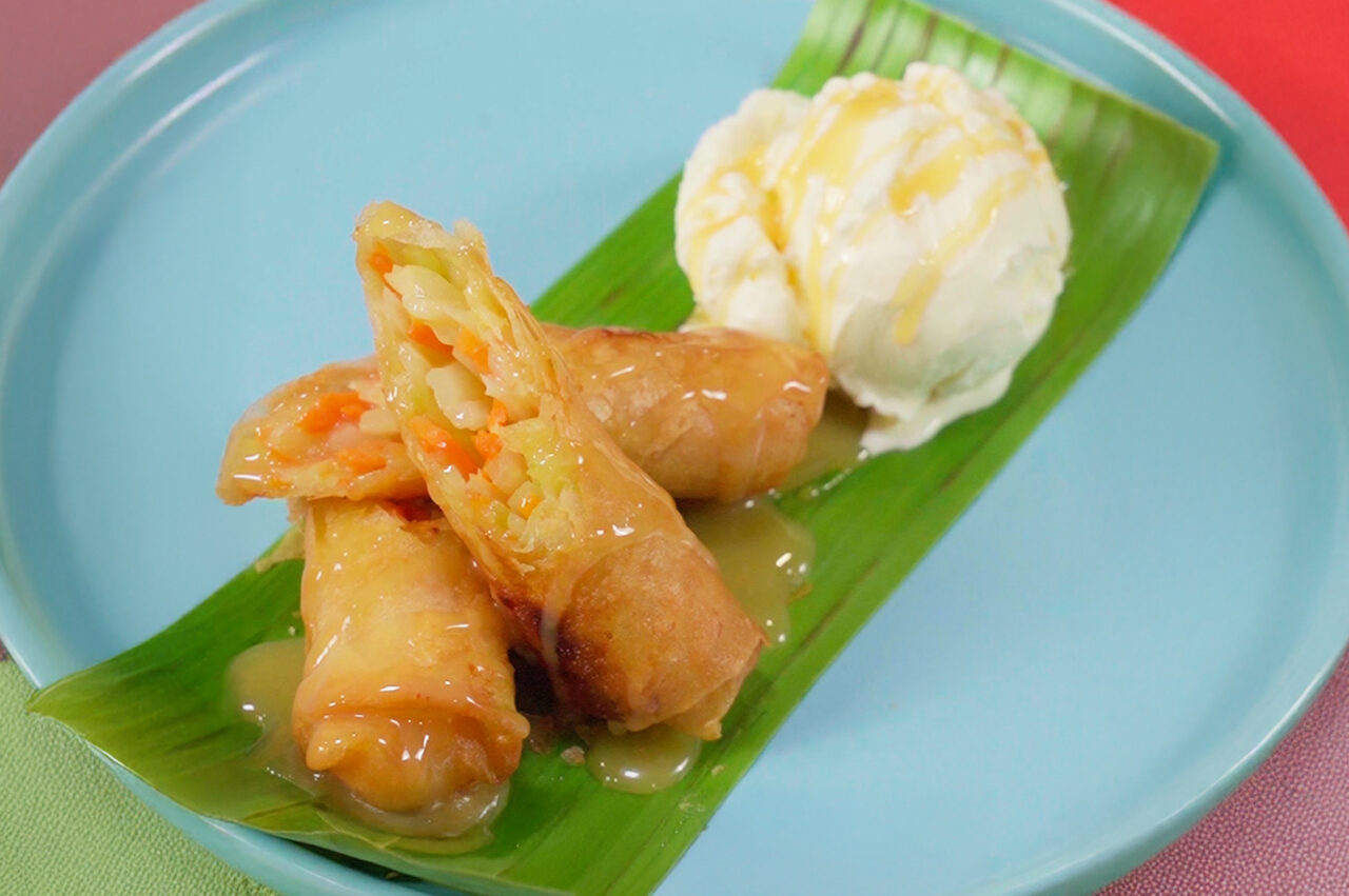 Papaya Lumpia ala Mode