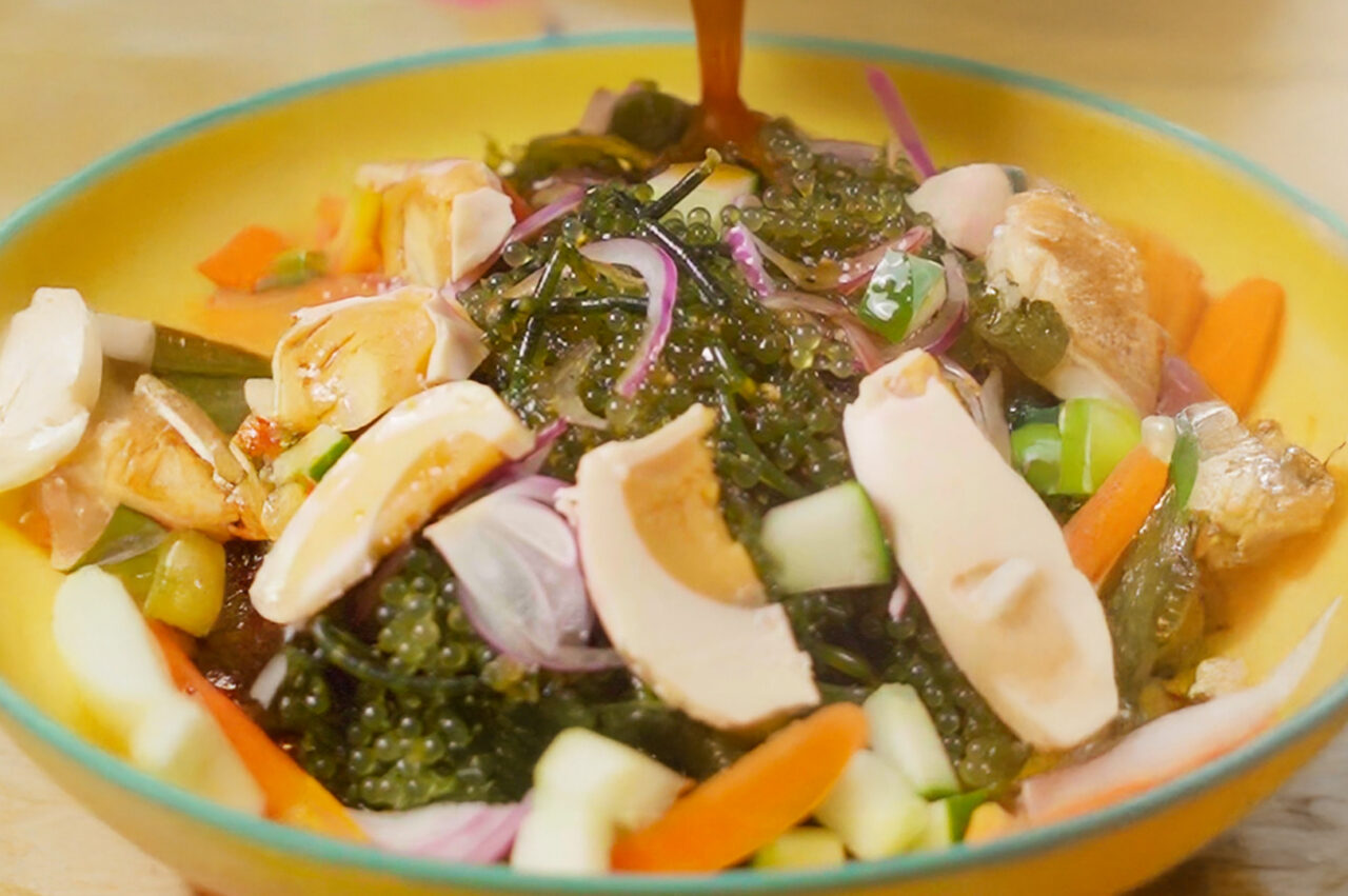 Lato Salad with Muscovado Patis Dressing