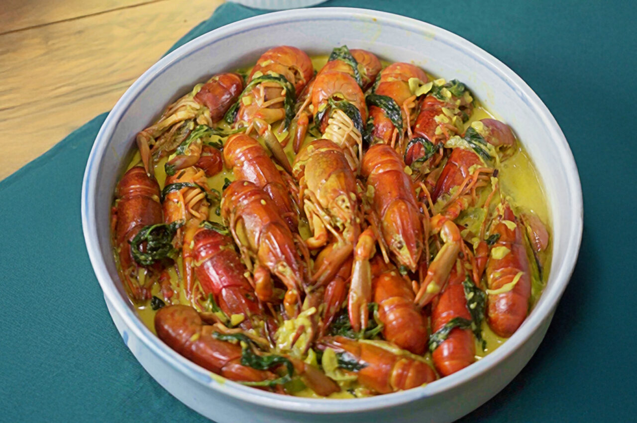 Ginataang Crayfish
