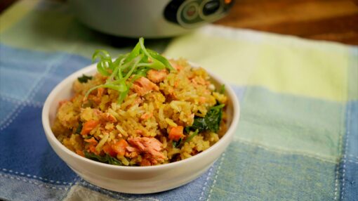 Rice Cooker Miso Salmon