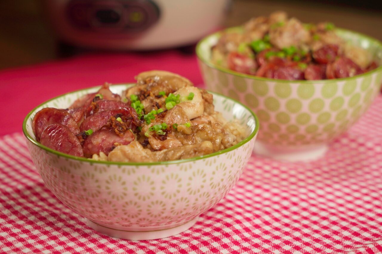 Chicken Sausage Rice Cooker