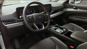 The Ford Territory dashboard has a clean, tech-forward look from our Batangas Road Trip