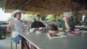 Don Ramon Bagatsing and Chef Joven Naron sharing stories about Bahay Baluk-baluk from our Batangas Road Trip